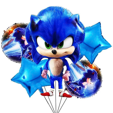 Sonic Foil Balloons 5 Pcs Set - Ardor UAE