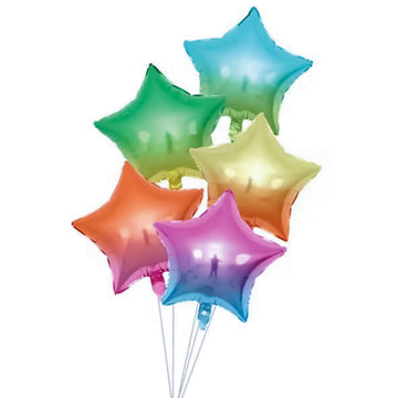 Star Foil Balloons 5 Pcs Set - Ardor UAE