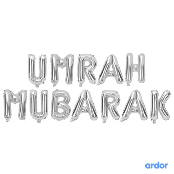 Umrah Mubarak Foil Balloon - Ardor UAE