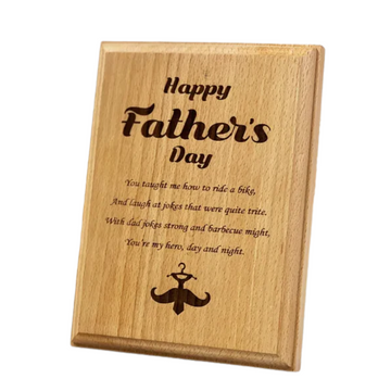 Happy Fathers Day Wooden Frame Ardor