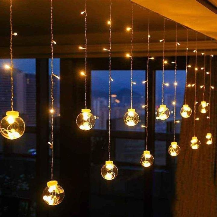 Warm Color Ball Curtain Led Fairy Light - Ardor UAE