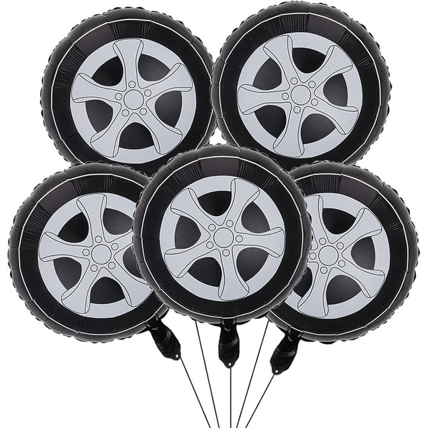 Wheel Foil Balloons 5 Pcs Set - Ardor UAE