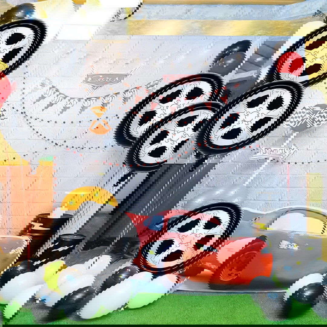 Wheel Foil Balloons 5 Pcs Set - Ardor UAE