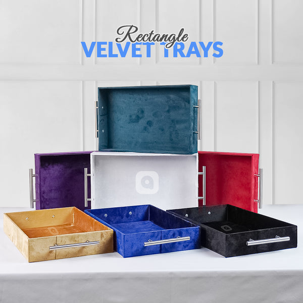 Luxury Velvet Basket Tray for Wedding & Engagement Gifts - Ardor UAE