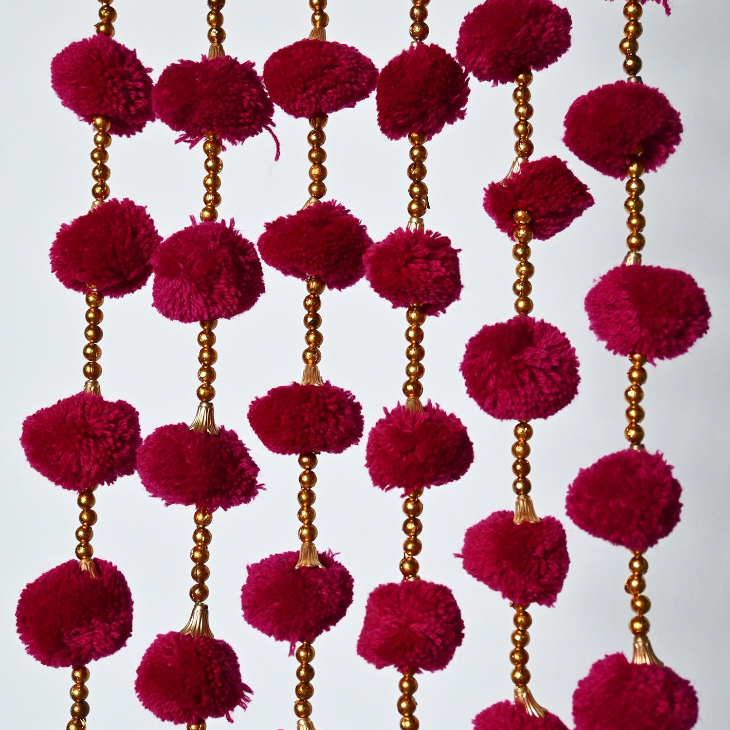12 Pcs Pom Pom Garland for Wedding - Ardor UAE