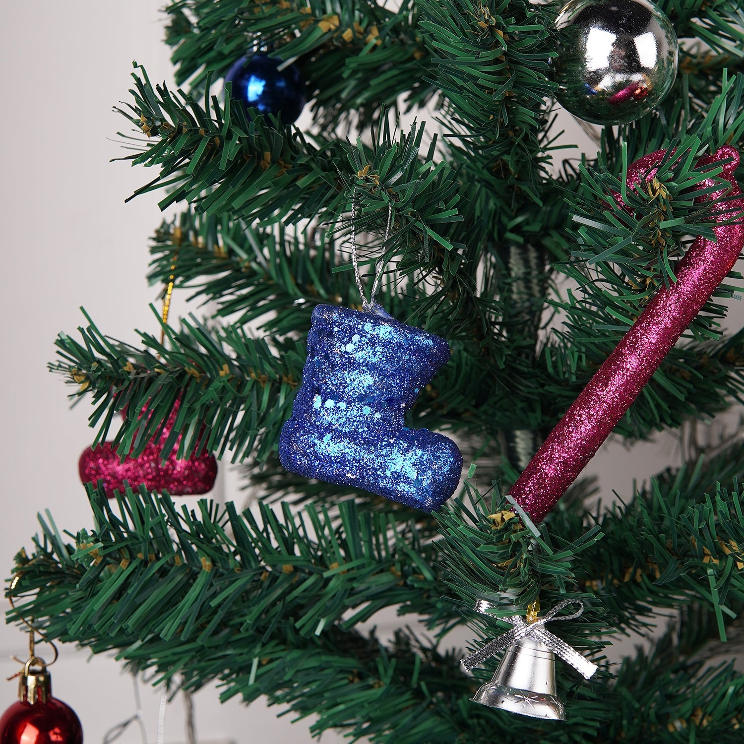 Small Hanging 6 Pcs  Christmas Shoes For Christmas Party Decor