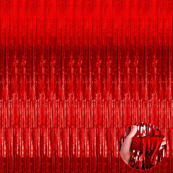 Foil Curtains for Baby Shower, Wedding, Eid, Graduation, Birthday Party Decorations- Ardor UAE