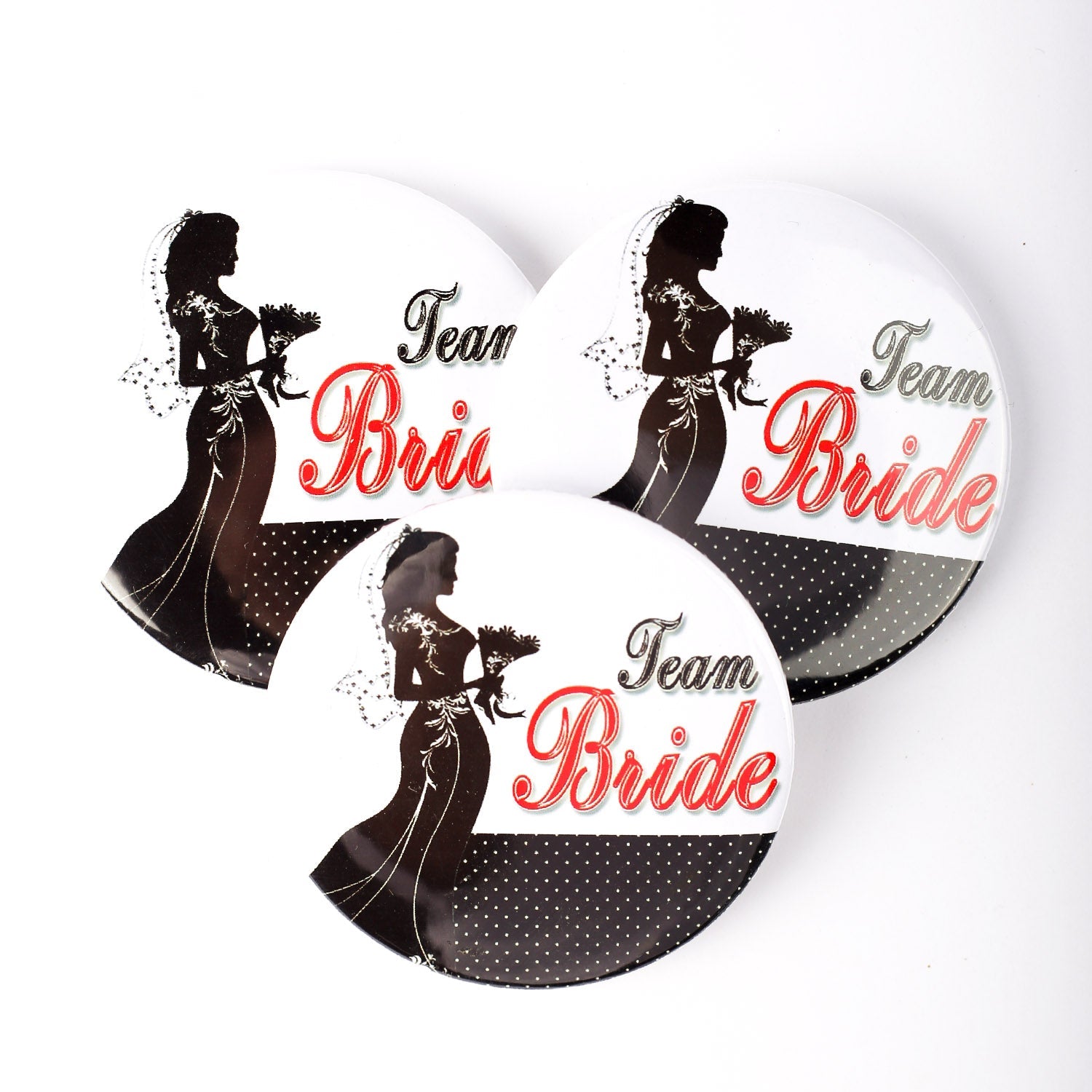 Charming Couple Badges: Larky Wale & Larki Wale Wedding Badges 6 Pcs - Ardor